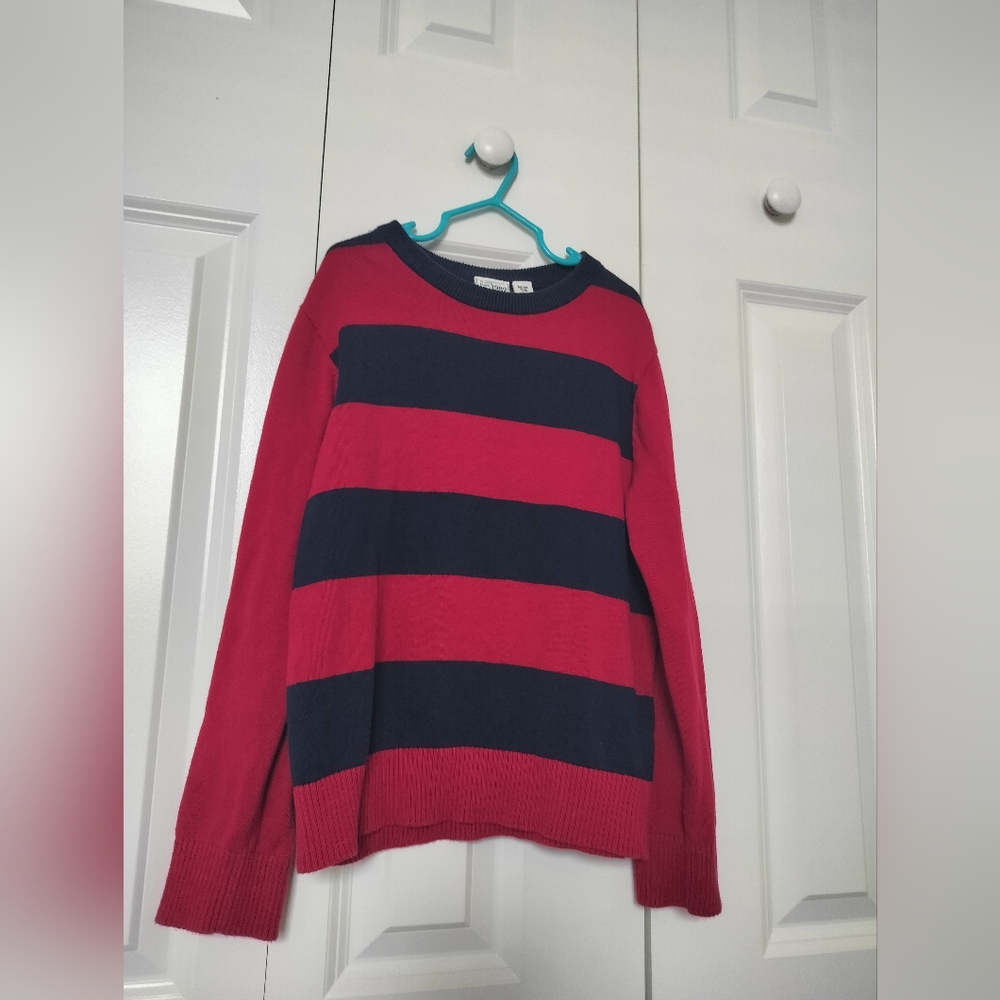 Place For Red and Navy Striped Top. Size M